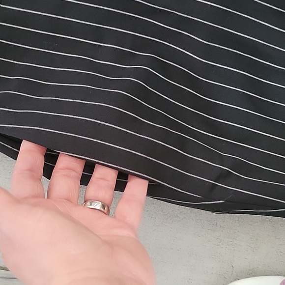 Lauren Ralph Lauren Cameron pin stripe suit in black panties  2 jacket size 4 - Picture 7 of 10